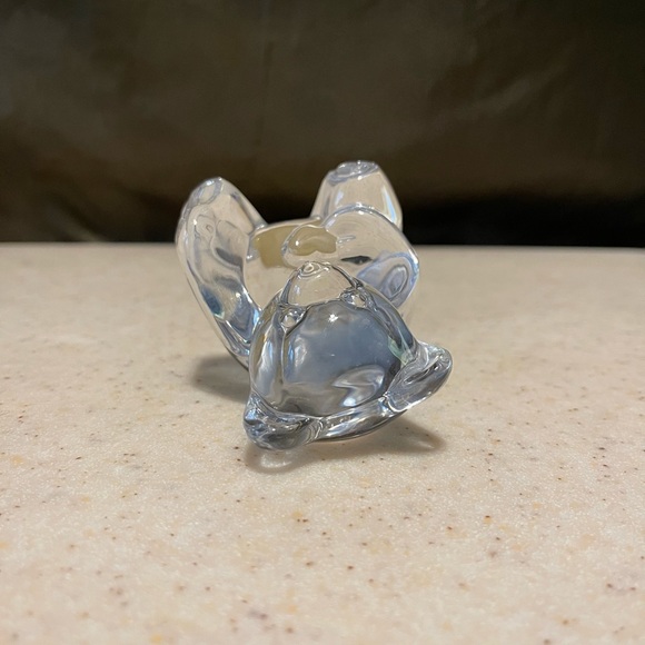 BLOCK Teddy Bear With Heart 24% Lead Crystal Figurine Paperweight Germany - Picture 8 of 9